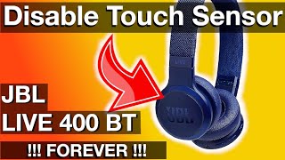 Disabling the Touch Sensor on JBL Headphones (How to permananetly) by MegaSafetyFirst 664 views 2 months ago 4 minutes, 54 seconds