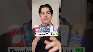 Deodorant Tier List ✅