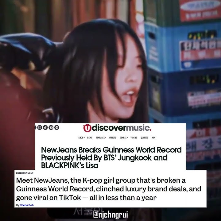Newjeans is history in the making #kpop #newjeans #njz #hanni #haerin #minji #hyein #danielle