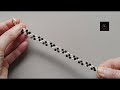DIY an elegant bracelet in minutes. #diybracelet, #Beading, #beadedbracelettutorial