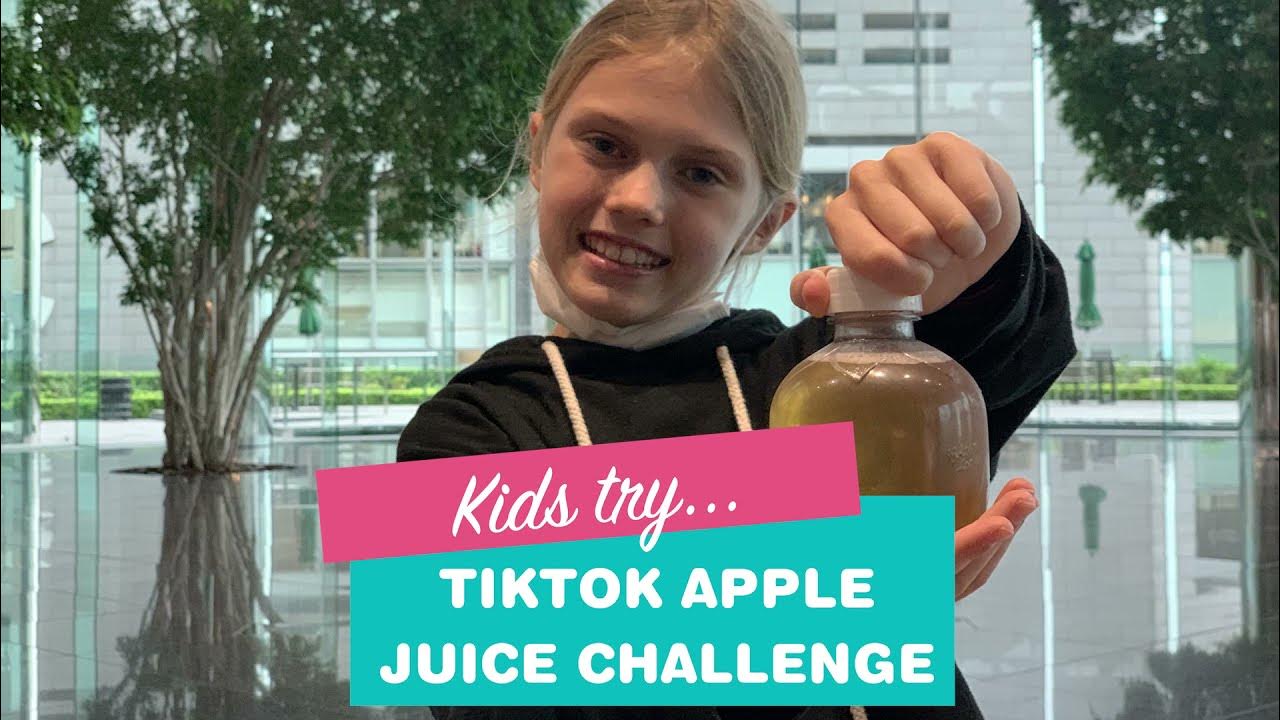 Have You Tried The TikTok Apple Juice Challenge? YouTube