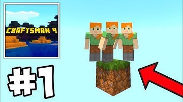 Craftsman 4 One Block Multiplayer Survival Series EP 1 Gameplay Walkthrough