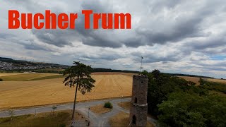 Enjoying a peaceful lunch at Wartturm in Buchen on our alpine road trip