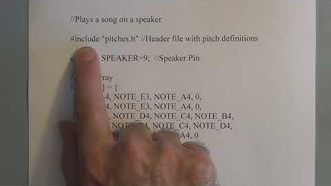 How To Play Musical Notes With Arduino