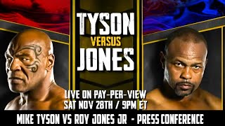 Mike Tyson vs Roy Jones Press Conference HD | Audio and Timing Fixed