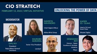 CIO STRATECH 2022 - Panel Discussion : "Unlocking the Power of Data"