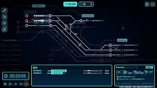 列車運行ゲーム　rail route　自動化までの序盤のプレイ動画。 screenshot 2