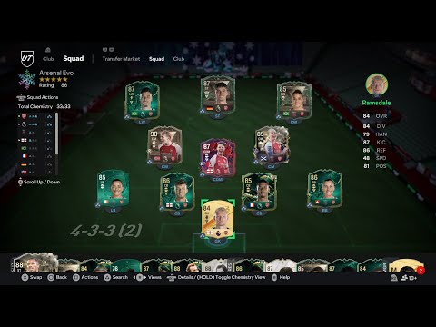 New Formation & Tactics on Arsenal RTG!