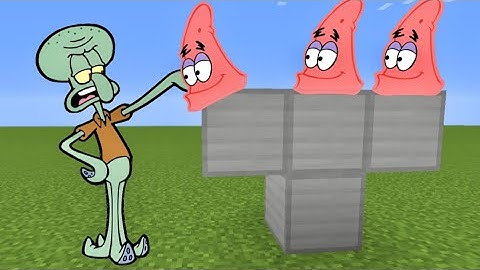 Squidward Spawns Golem Patrick