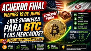 🔥 ACUERDO FINAL EL VIERNES 19: ¿RECUPERACIÓN IMPORTANTE PARA BITCOIN Y LOS MERCADOS? 🔴DIRECTO