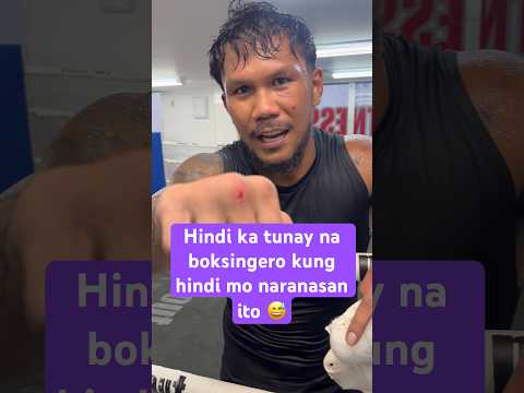 Hindi ka tunay na boksingero kung hindi mo naranasan ito. 😅