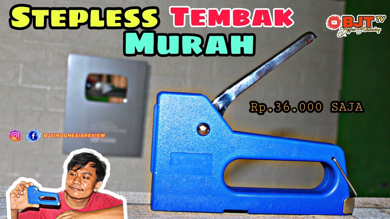 Staples Pakte review Staples Tembak MURAH Layak Pake atau Tidak, Staples Tembak JOYKO ...