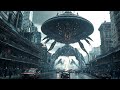 In 2035 giant alien ships appear over the world to cleanse the earth of humanity