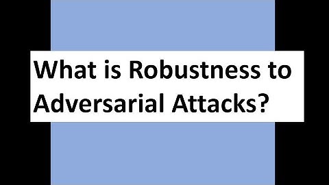 What is Robustness to Adversarial Attacks?