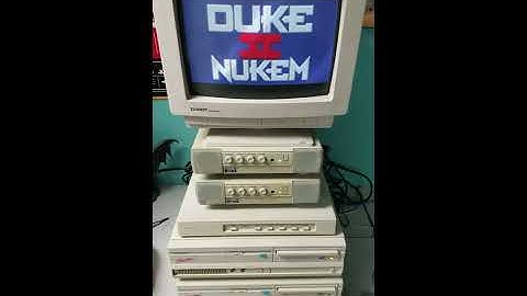 Tandy Sensation Duke Nukem II Intro