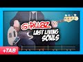 Gorillaz - Last Living Souls | Bass Cover with Play Along Tabs