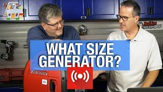 What size generator do I need? | THE HANDYGUYS LIVE