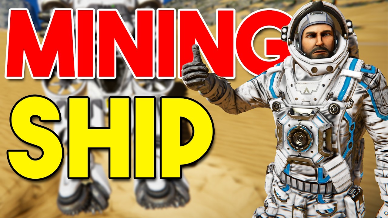 Building First Mining Ship in Space Engineers Survival prepping for The ...