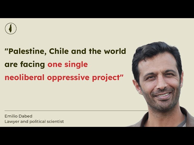 Emilio Dabed: The techniques tested on Palestinians will be used on you