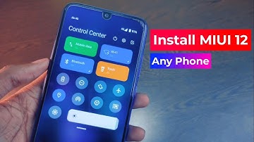 Install MIUI 12 in Any Phone | MIUI 12  Features MIUI 12 control center for realme TechnoMind Ujjwal