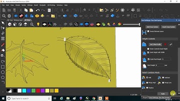 Leaf Design3D tile  artcam created by artcamhindi.com