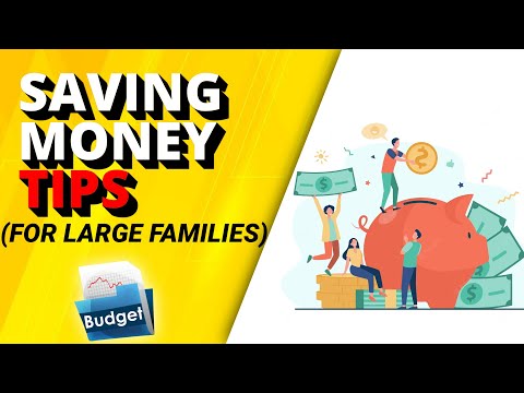 6 Frugal Ways To Save Money For LARGE Families