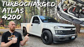 Turbo Atlas 4200-Swapped Colorado | Budget Race Truck First Start!