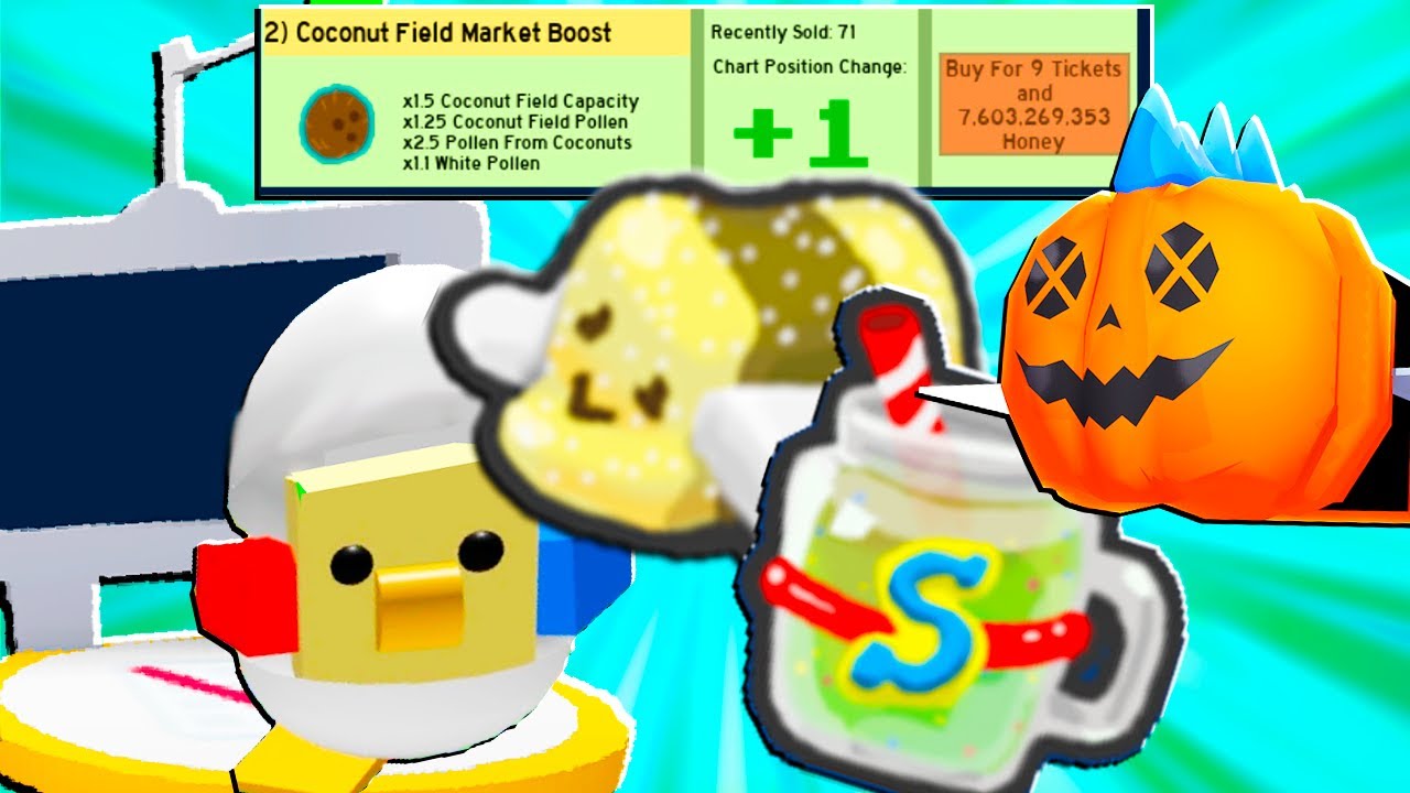 Super Smoothie Marshmallow Bee Market Boost Is OP Roblox Bee Swarm Simulator Update YouTube