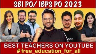 Best Teachers in India for Bank exams 2023 | SBI PO 2023 Preparation Strategy | Bank Exam 2023