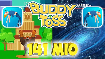 BUDDY TOSS GAMEPLAY NEW RECORD (141MIO KM) (iOS | ANDROID)