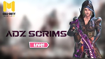 ADZ Scrims and Open lobbies | CODM Live | Call of Duty Mobile #codm