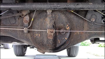 1999 Toyota 4Runner  3rd Gen - Rear Differential Fluid Change