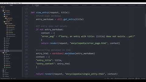 Project wiki - CS50 Web Programming with Python and Javascript