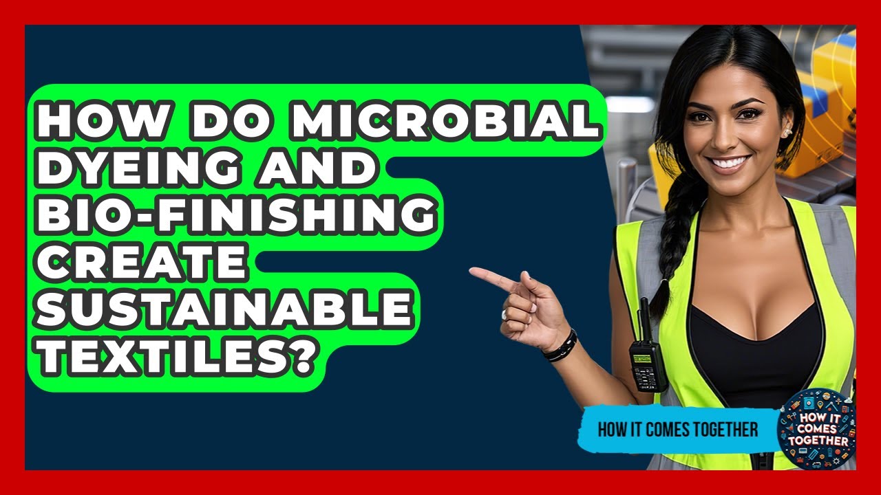 How Do Microbial Dyeing And Bio-finishing Create Sustainable Textiles? - How It Comes Together