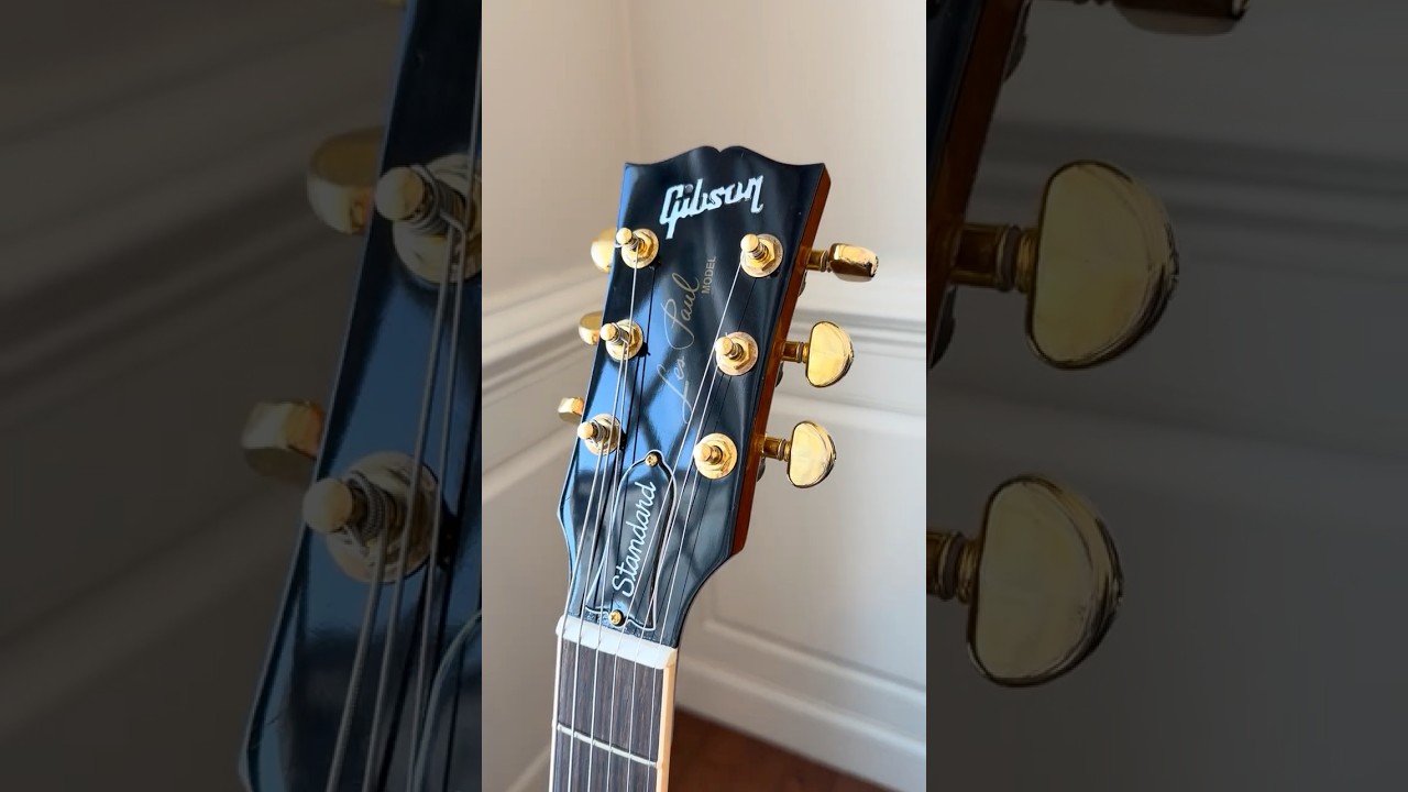 2003 Gibson Les Paul Standard Double Cut DC Guitar in Trans Amber