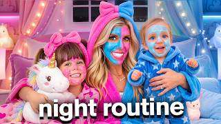 Our New Pink Vs Blue Night Time Routine