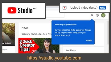 Youtube Studio Beta - A new way to upload videos