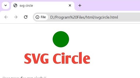 SVG Circle Using HTML #video #subscribe #coding #html