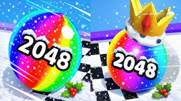 Ball Run 2048 VS Ball Merge 2048 - All Levels SpeedRun Gameplay Android iOS Ep5