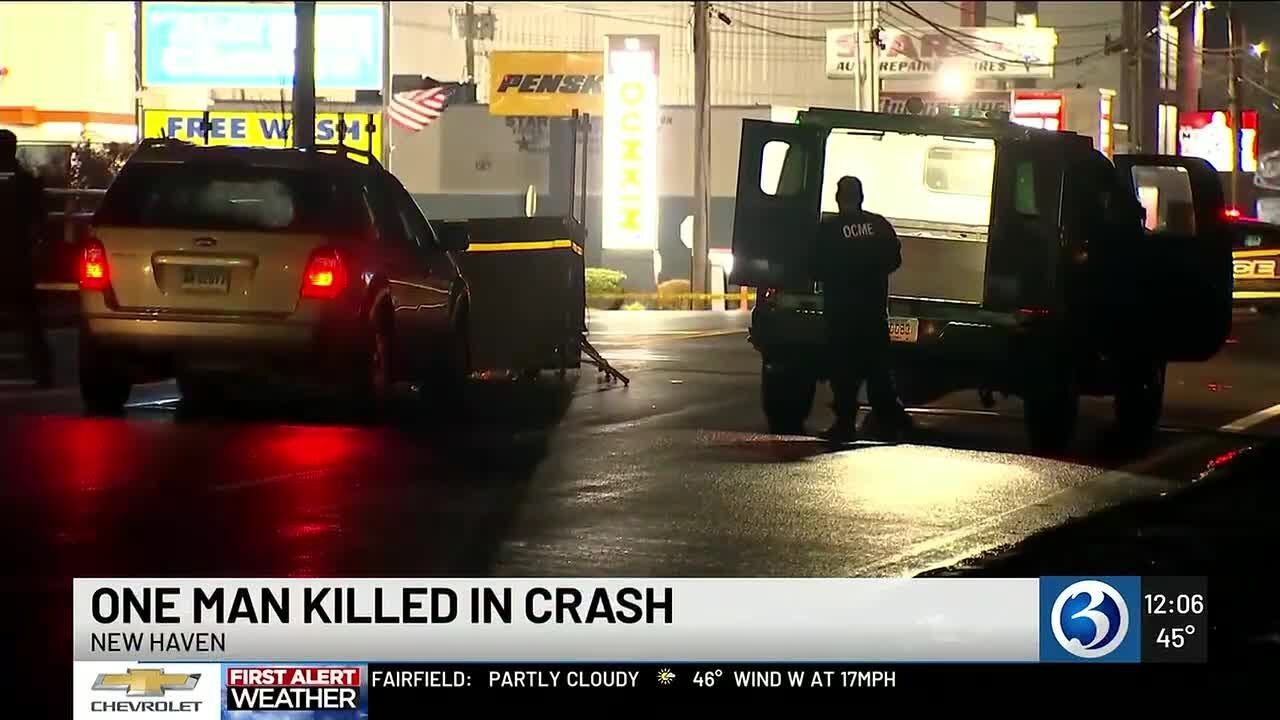 Man dies after being struck by vehicle in New Haven - YouTube