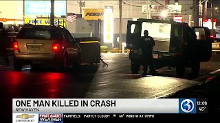 Man dies after being struck by vehicle in New Haven