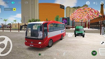 Bus Simulator Max Gameplay with Passenger | Bus Simulator Max Las Vegas To Mount Yosemite - Android