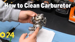 How to Clean Carburetor on John Deere Mower | Remove, Clean and Install Carburetor