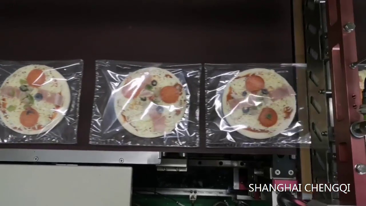 PIZZA SHRINK WRAPPING MACHINE (Continuous Motion shrink machine) - YouTube