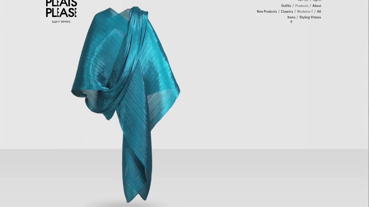 Issey Miyake Pleats please - YouTube