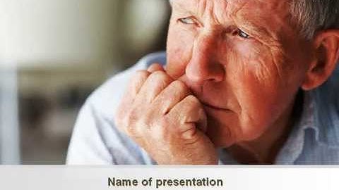 Old Man PowerPoint Template by PoweredTemplate.com
