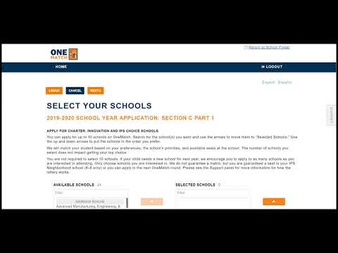 OneMatch: How to Apply