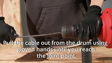 How to Replace a Cable for Populo Drain auger PEDC-23