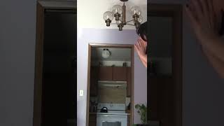 Freaky ghost activity happens to young woman practicing. #shorts #paranormal