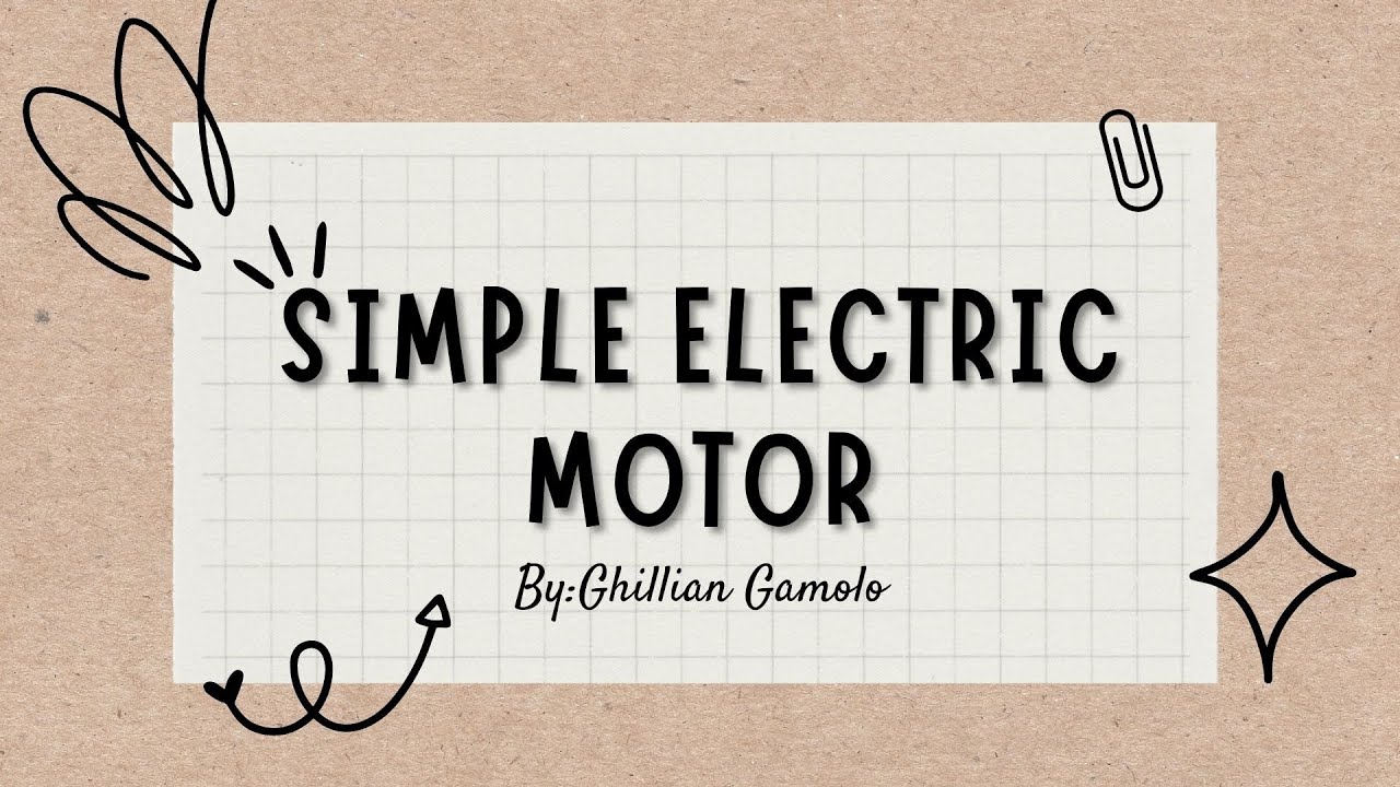 Simple Electric Motor YouTube